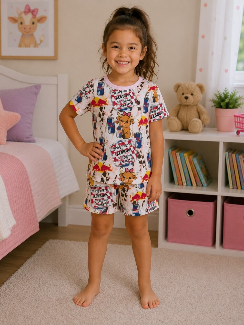Bring Me A Red Bull & Tell Me I'm Pretty! Bamboo PJ Set